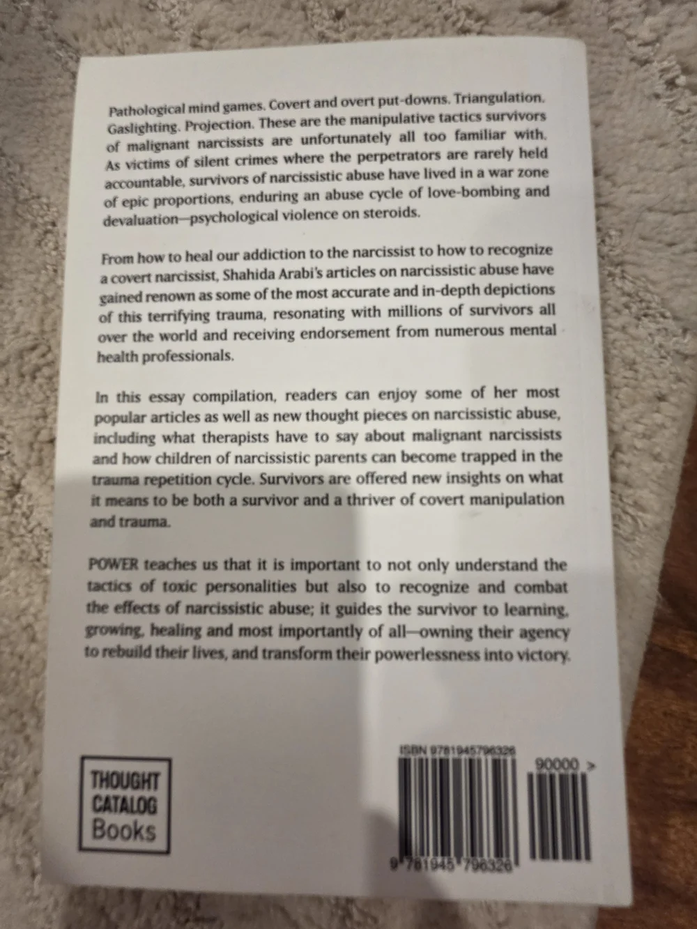 POWER Surviving & Thriving After Narcissistic Abuse by Shahida Arabi